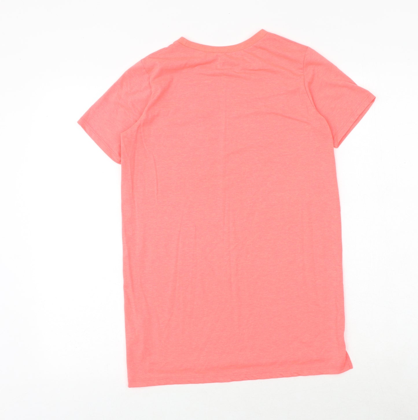 River Island Boys Pink Cotton Basic T-Shirt Size 11-12 Years Crew Neck Pullover