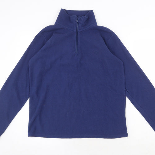 Freedom Trail Mens Blue Polyester Pullover Sweatshirt Size S