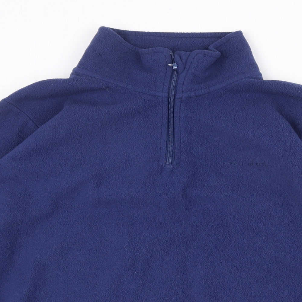 Freedom Trail Mens Blue Polyester Pullover Sweatshirt Size S