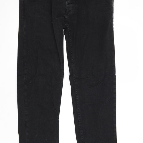 Burton Mens Black Cotton Skinny Jeans Size 32 in Regular Zip