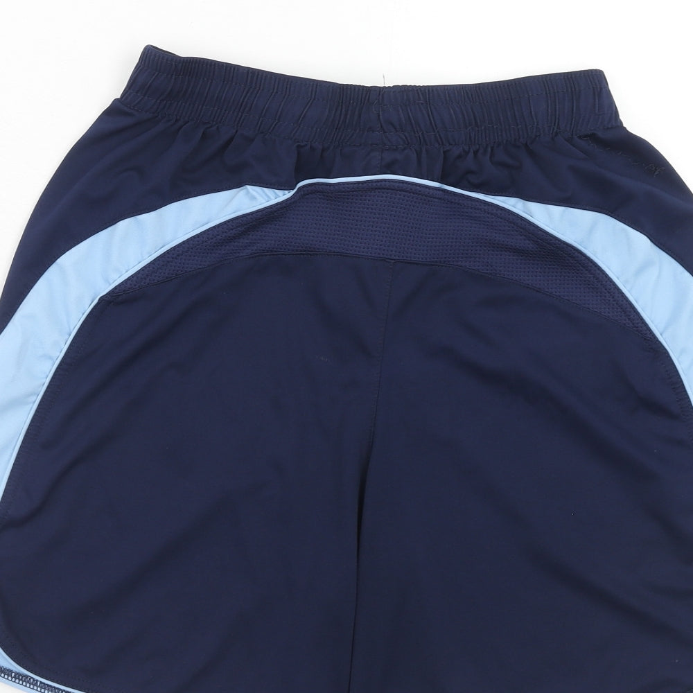 Prostar Mens Blue Polyester Athletic Shorts Size M Regular Drawstring