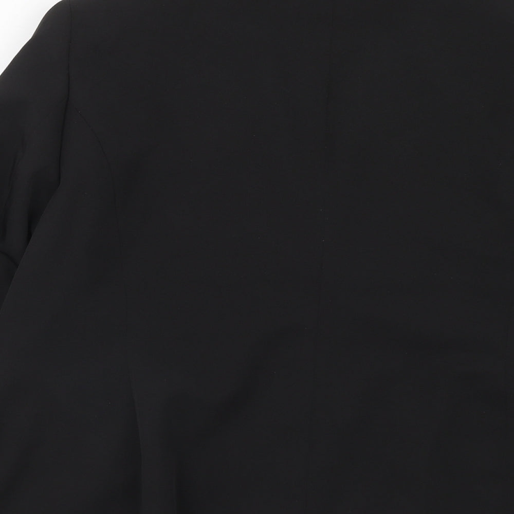 Bonmarché Womens Black Polyester Jacket Blazer Size 18