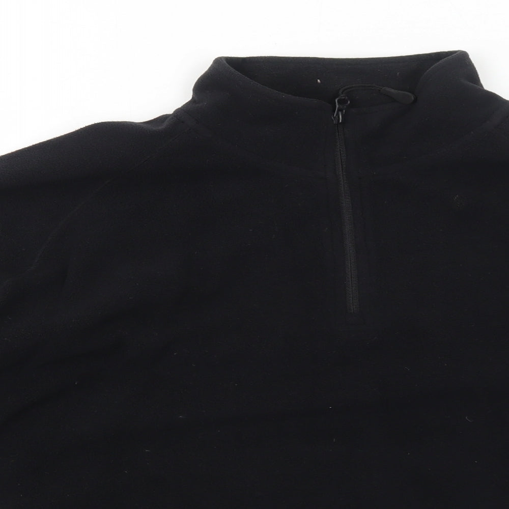 EWM Mens Black Polyester Pullover Sweatshirt Size M