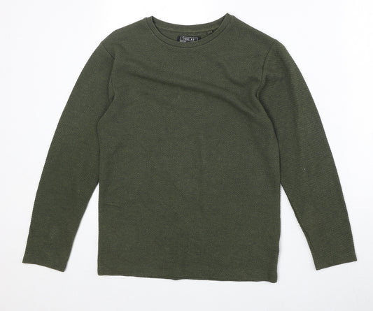 NEXT Boys Green Cotton Pullover Sweatshirt Size 11 Years Pullover