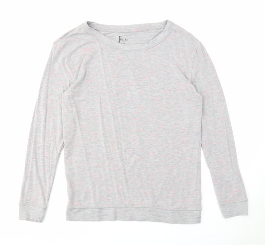 Felina Womens Grey Viscose Pullover Sweatshirt Size S Pullover
