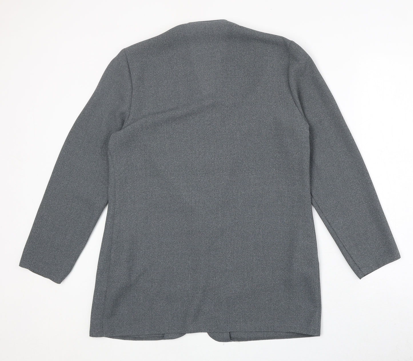 Dorothy Perkins Womens Grey Polyester Jacket Blazer Size 12