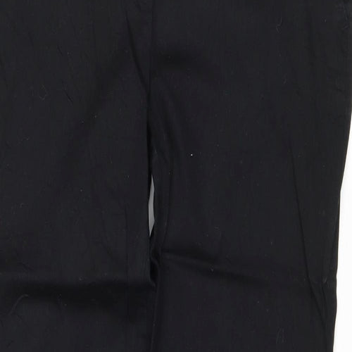 ORSAY Womens Black Polyester Chino Trousers Size 8 Regular Zip