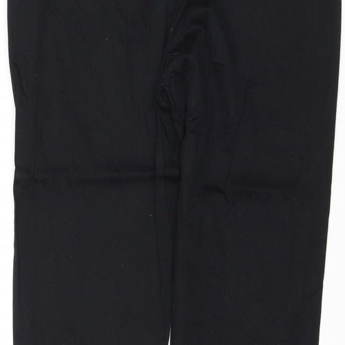ORSAY Womens Black Polyester Chino Trousers Size 8 Regular Zip