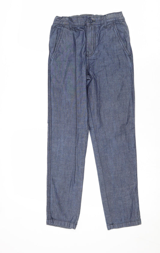 Tea Boys Blue Cotton Straight Jeans Size 10 Years Regular Pullover