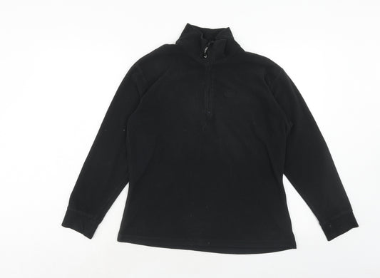 Trespass Womens Black Polyester Pullover Sweatshirt Size XL Zip