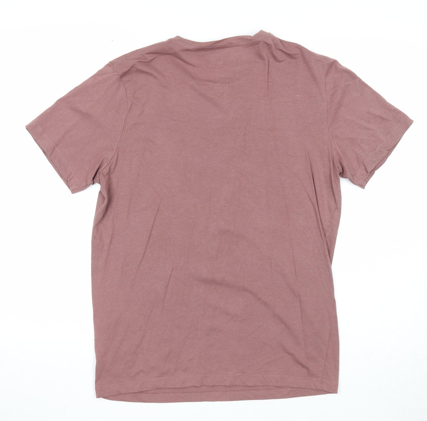 JACK & JONES Mens Purple Cotton T-Shirt Size XS Round Neck - Skateboard