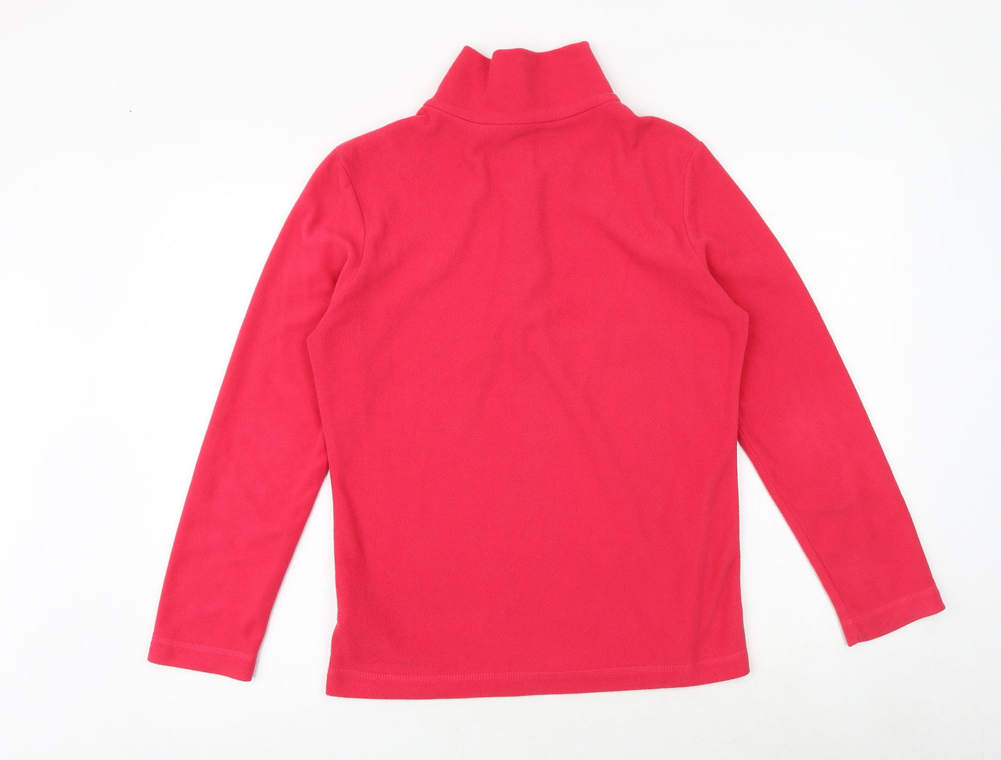 Gelert Womens Pink Polyester Pullover Sweatshirt Size 12 Zip