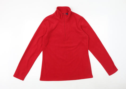 Mountain Warehouse Mens Red Polyester Pullover Sweatshirt Size M