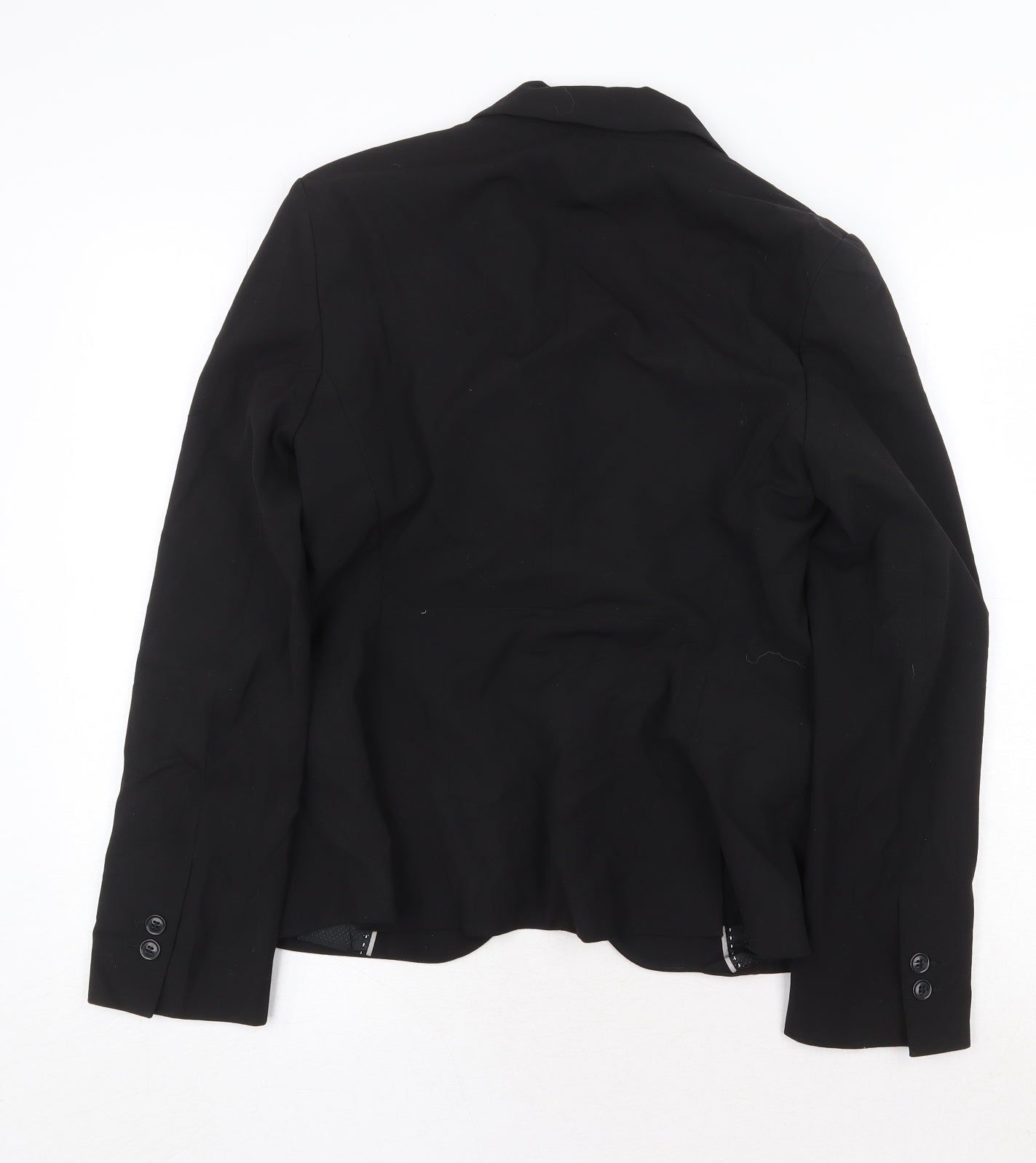 Kookai Womens Black Jacket Blazer Size 10 Button