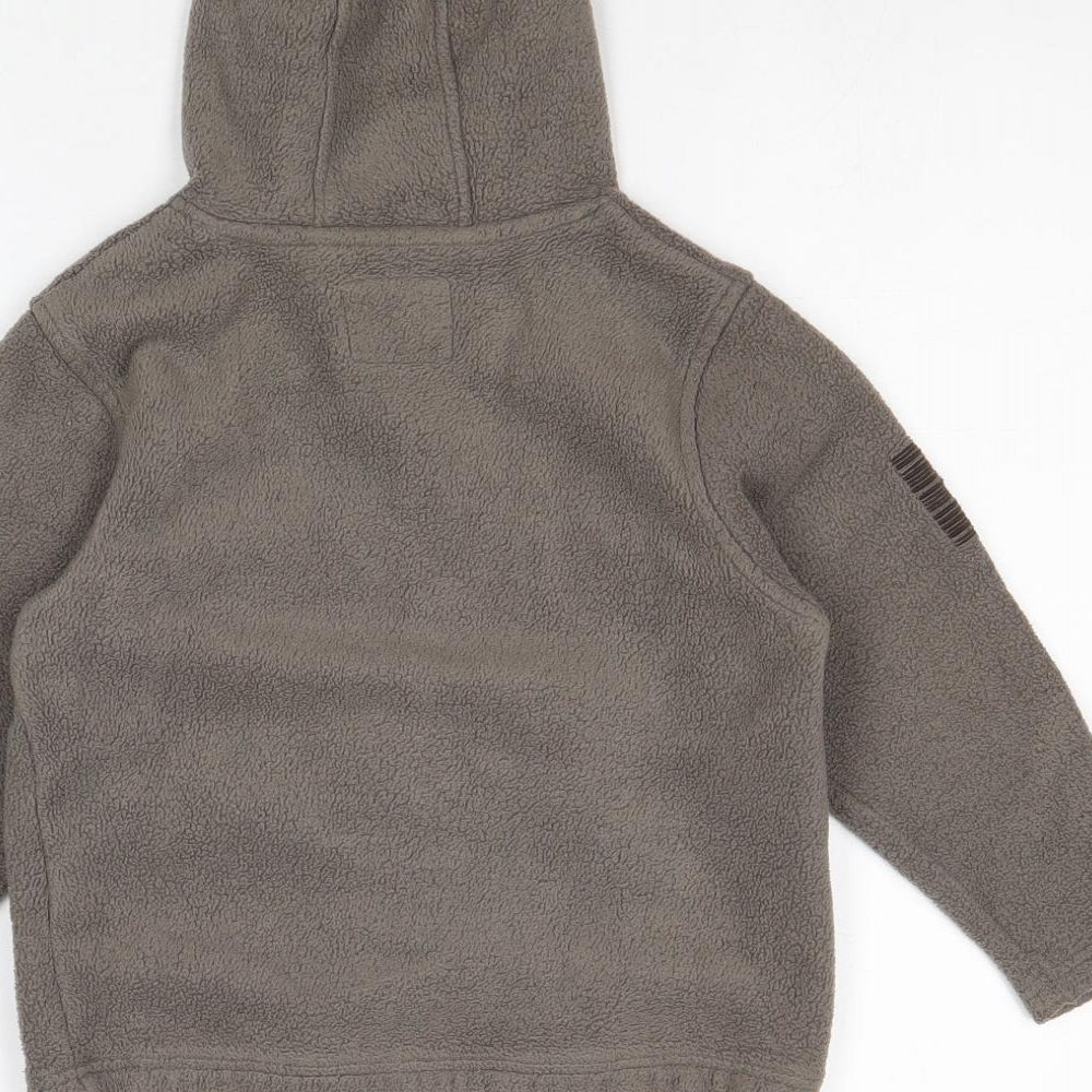 NEXT Boys Brown Polyester Pullover Hoodie Size 6 Years Pullover