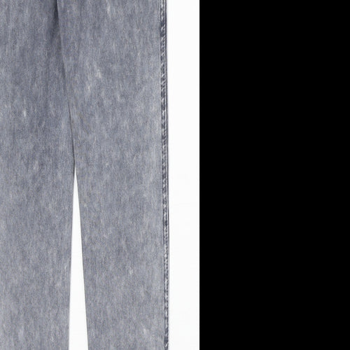 H&M Girls Blue Geometric Cotton Skinny Jeans Size 11-12 Years Regular Pullover