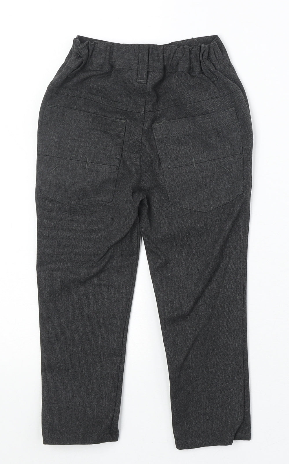 NEXT Boys Grey Polyester Dress Pants Trousers Size 3 Years Regular Zip