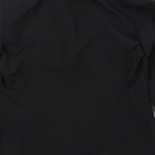 Dorothy Perkins Womens Black Polyester Jacket Blazer Size 12
