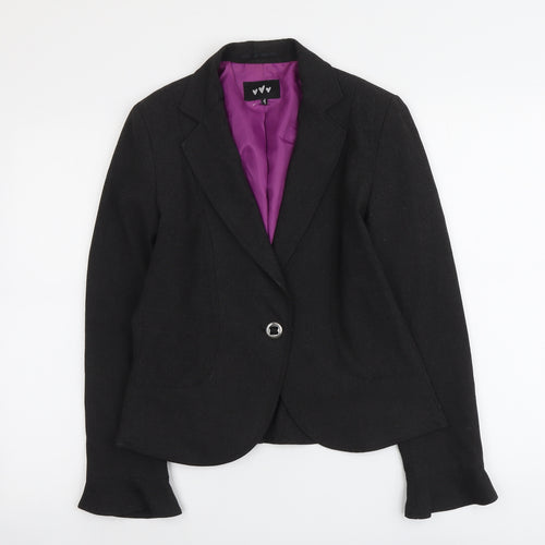 Per Una Womens Grey Polyester Jacket Blazer Size 10