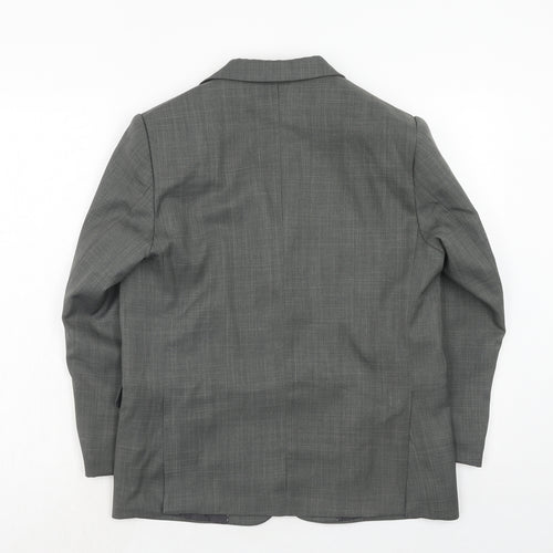 cenario Womens Grey Polyester Jacket Suit Jacket Size M