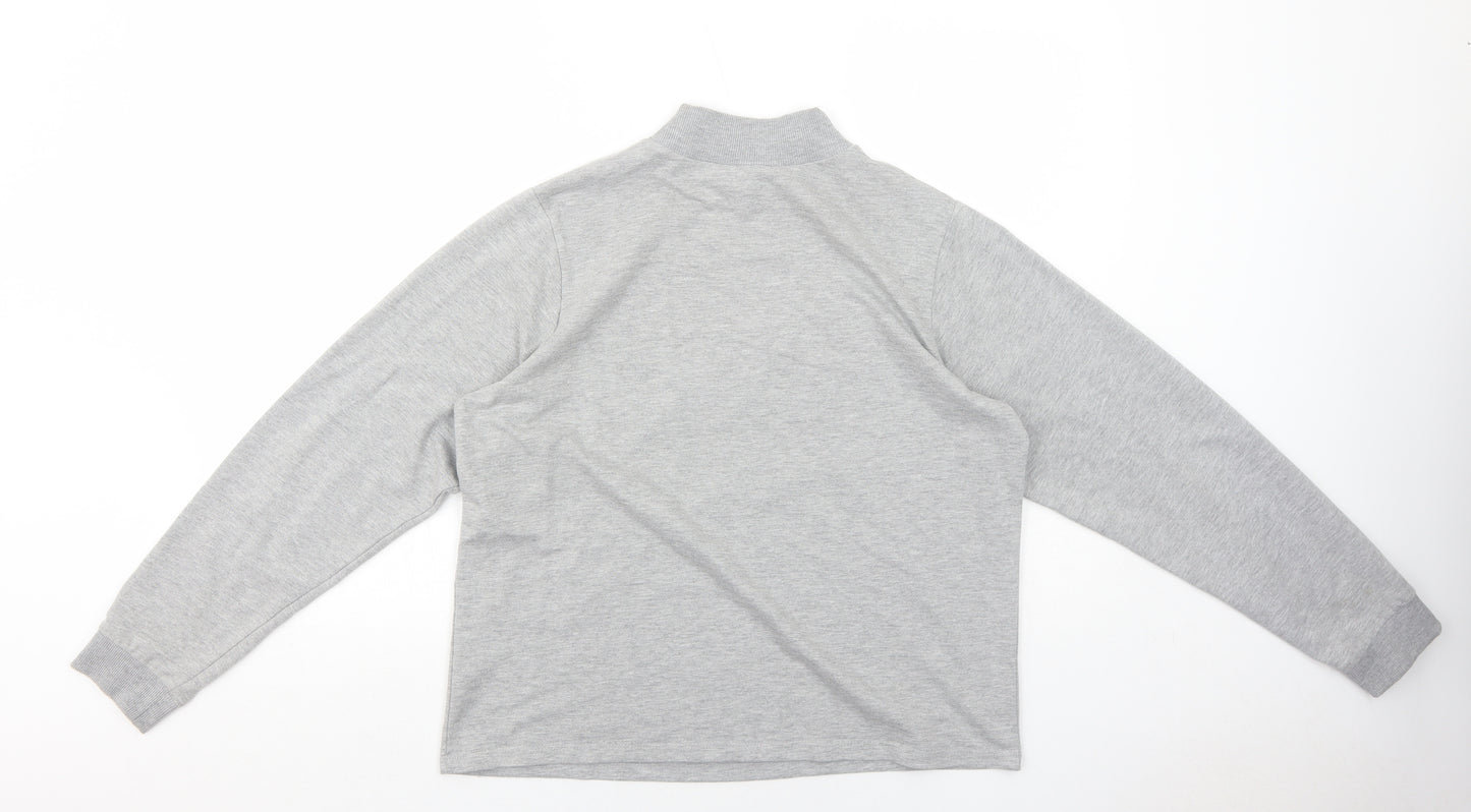 ASOS Womens Grey Polyester Pullover Sweatshirt Size 10 Pullover