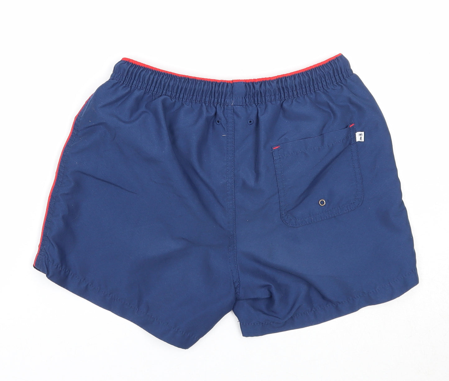 Zara Boys Blue Polyester Sweat Shorts Size 11-12 Years Regular Drawstring - Swim Shorts