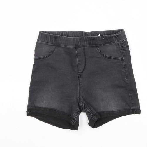 H&M Boys Grey Cotton Bermuda Shorts Size 8-9 Years Regular - Waist 22