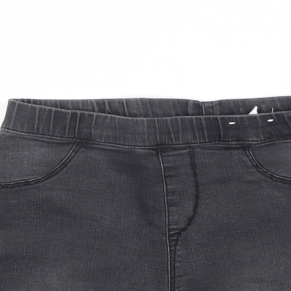 H&M Boys Grey Cotton Bermuda Shorts Size 8-9 Years Regular - Waist 22