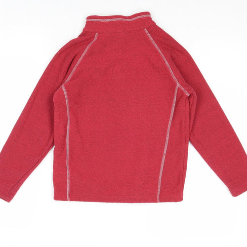 Regatta Girls Pink Polyester Pullover Sweatshirt Size 9-10 Years Zip