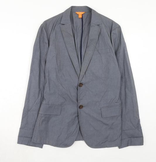 Joe Fresh Mens Blue Jacket Blazer Size L Button