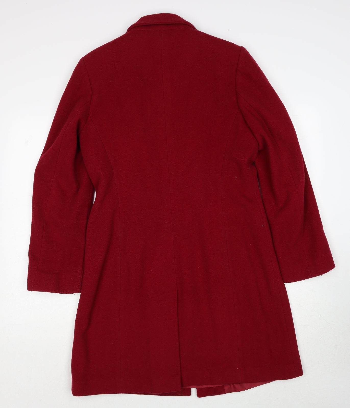 Berghaus Womens Red Overcoat Coat Size 10 Button