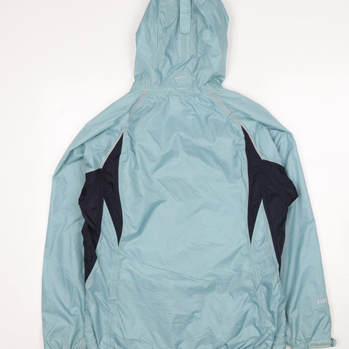 Peter Storm Womens Blue Windbreaker Jacket Size 12 Zip