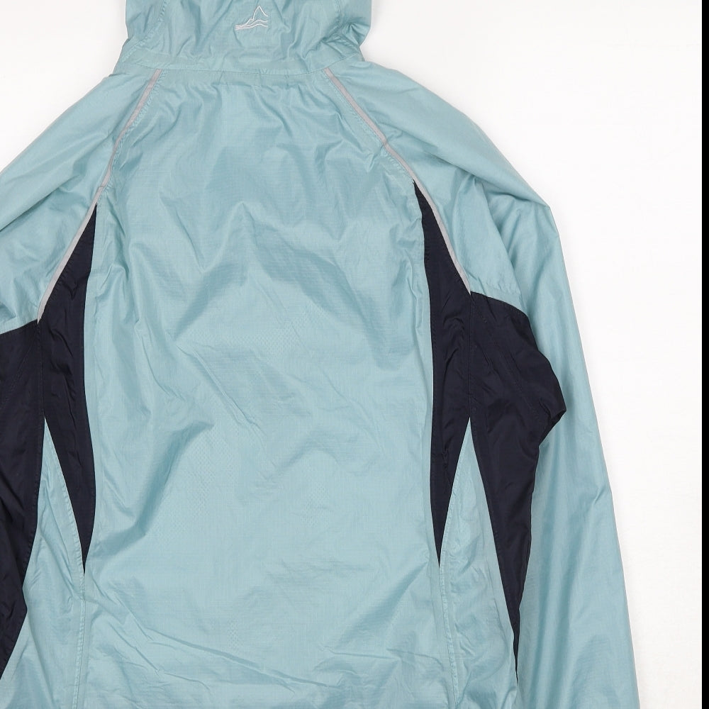 Peter Storm Womens Blue Windbreaker Jacket Size 12 Zip