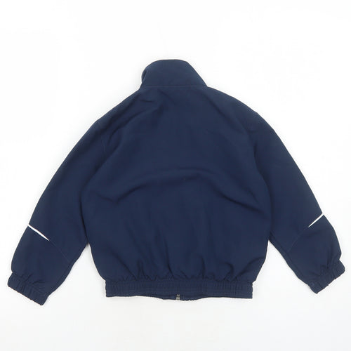 Reebok Boys Blue Windbreaker Jacket Size 4 Years Zip