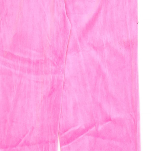 CQ Girls Pink Cotton Jogger Trousers Size 12-13 Years Regular Pullover