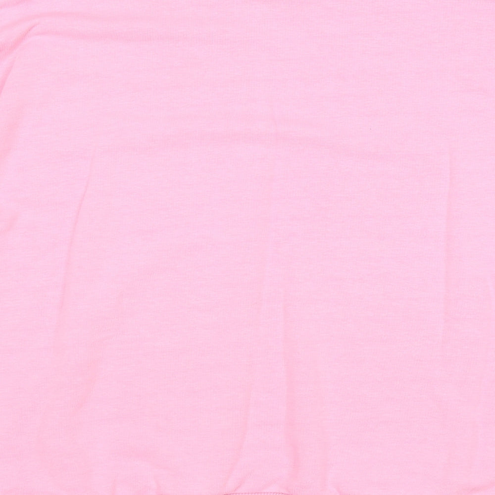 Outrageous Womens Pink Polyester Pullover Sweatshirt Size S Pullover - Duvet Day