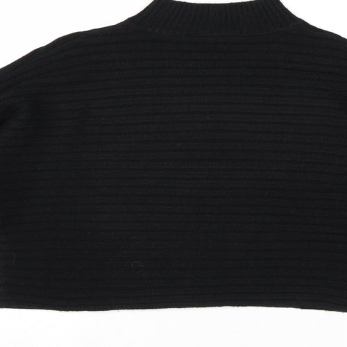 New Look Girls Black Mock Neck Acrylic Pullover Jumper Size 12-13 Years Pullover