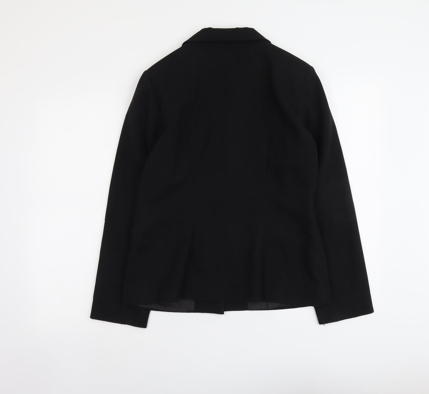 Cortelle Womens Black Polyester Jacket Suit Jacket Size 14