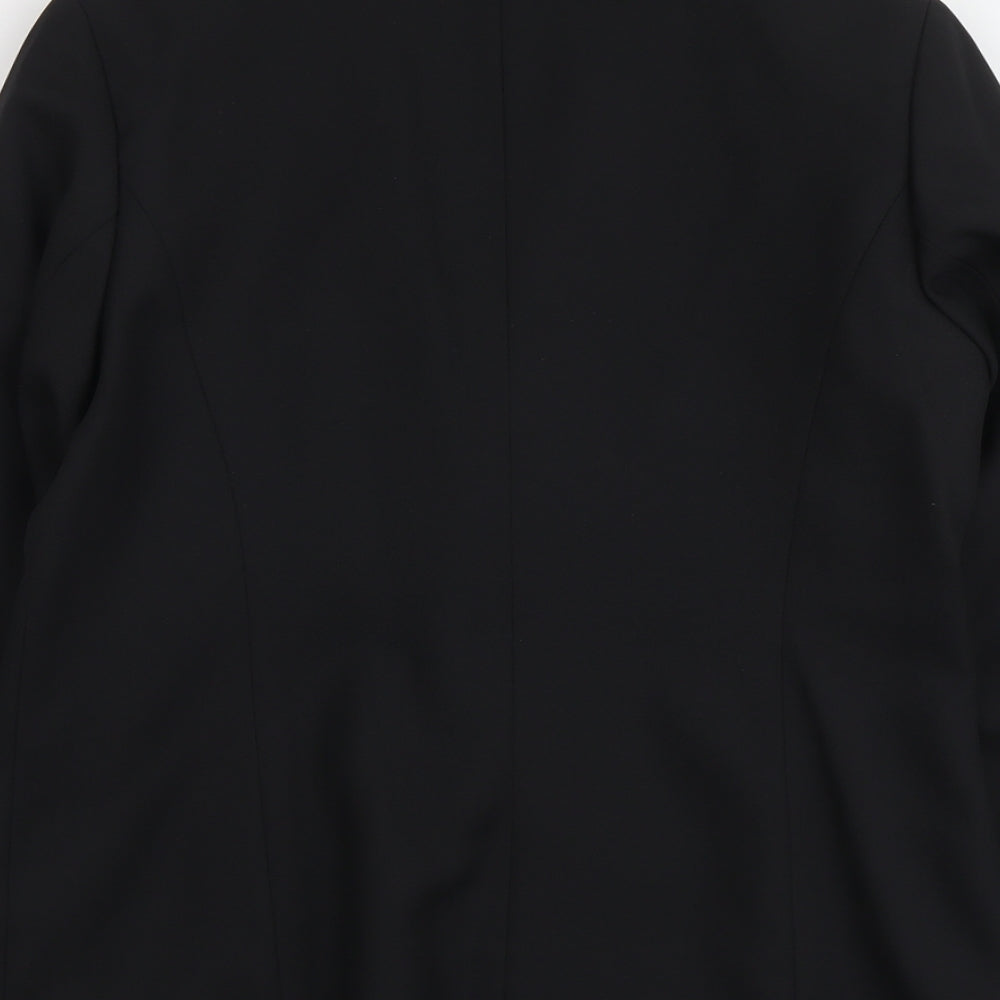 Daxton Womens Black Polyester Jacket Suit Jacket Size 14