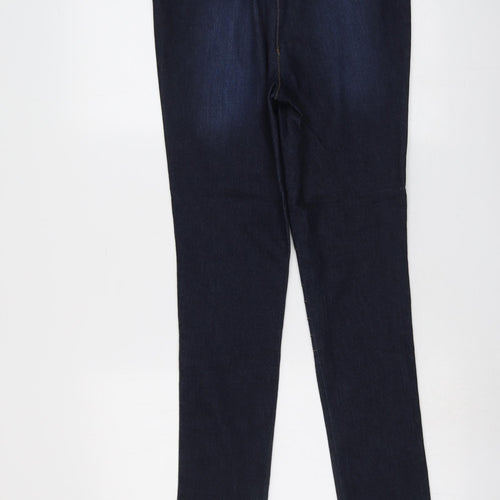 Kaleidoscope Womens Blue Cotton Jegging Jeans Size 10 L29 in Regular