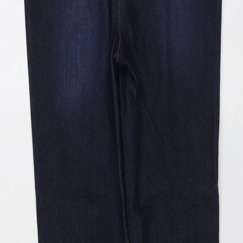 Kaleidoscope Womens Blue Cotton Jegging Jeans Size 10 L29 in Regular