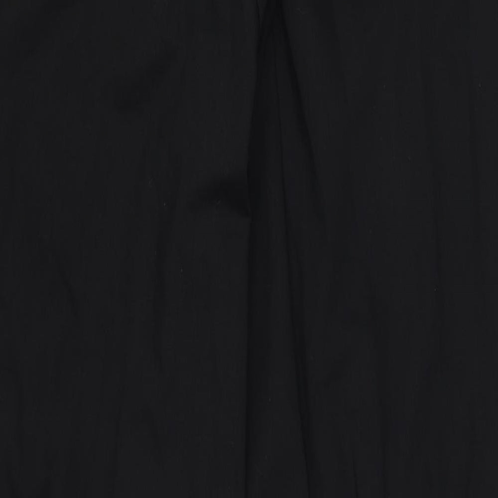 Ted Baker Mens Black Polyester Dress Pants Trousers Size 32 in Regular Zip
