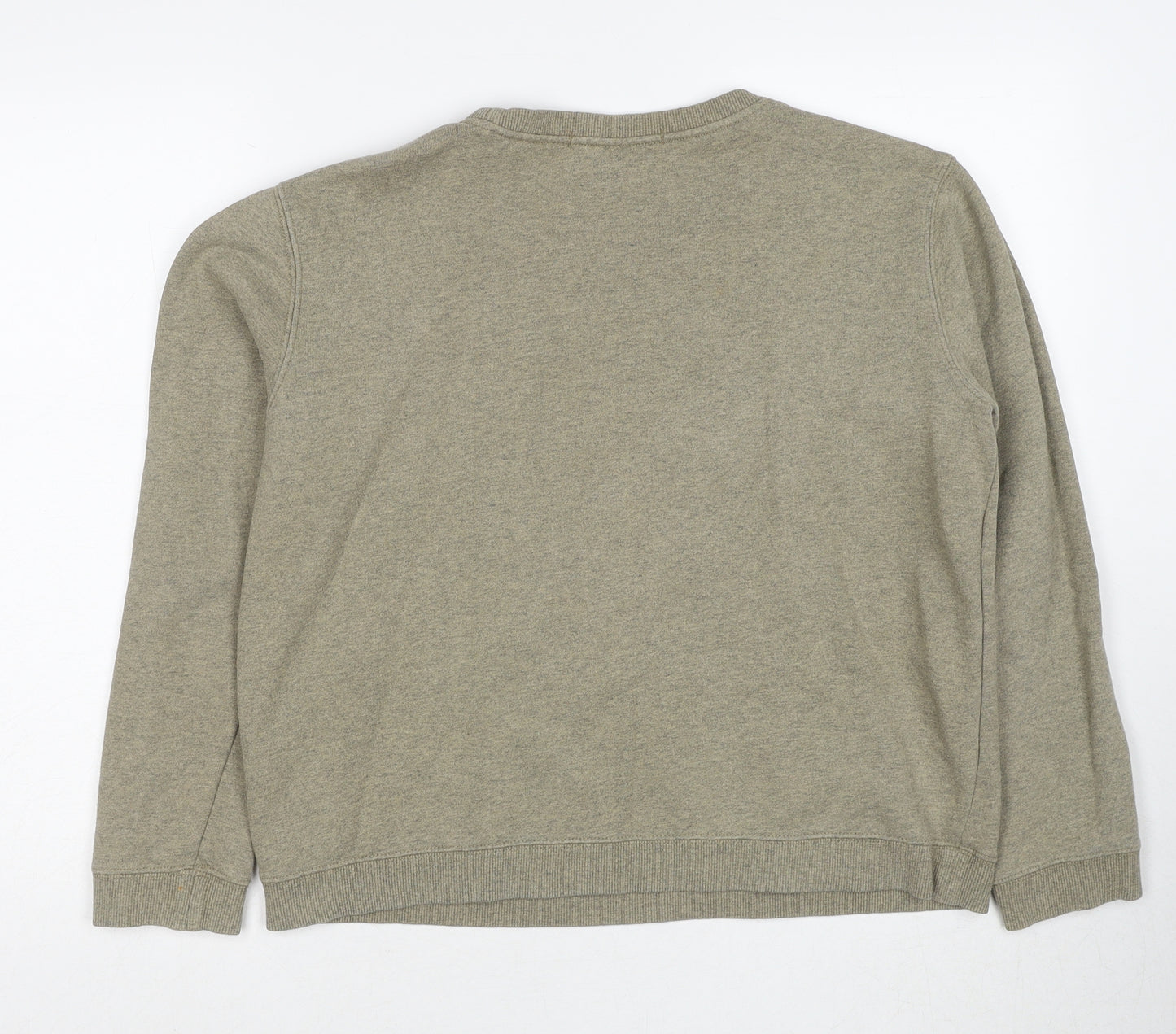 Maison Scotch Womens Beige Geometric Cotton Pullover Sweatshirt Size S Pullover