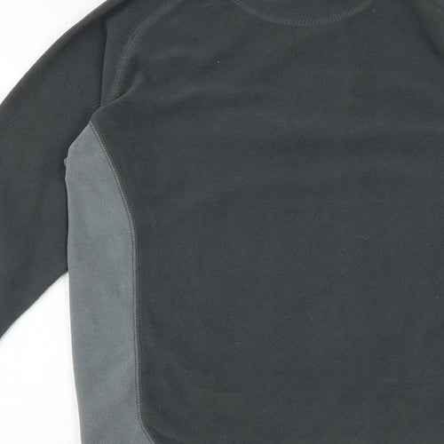Trespass Womens Grey Colourblock Polyester Pullover Sweatshirt Size S Zip