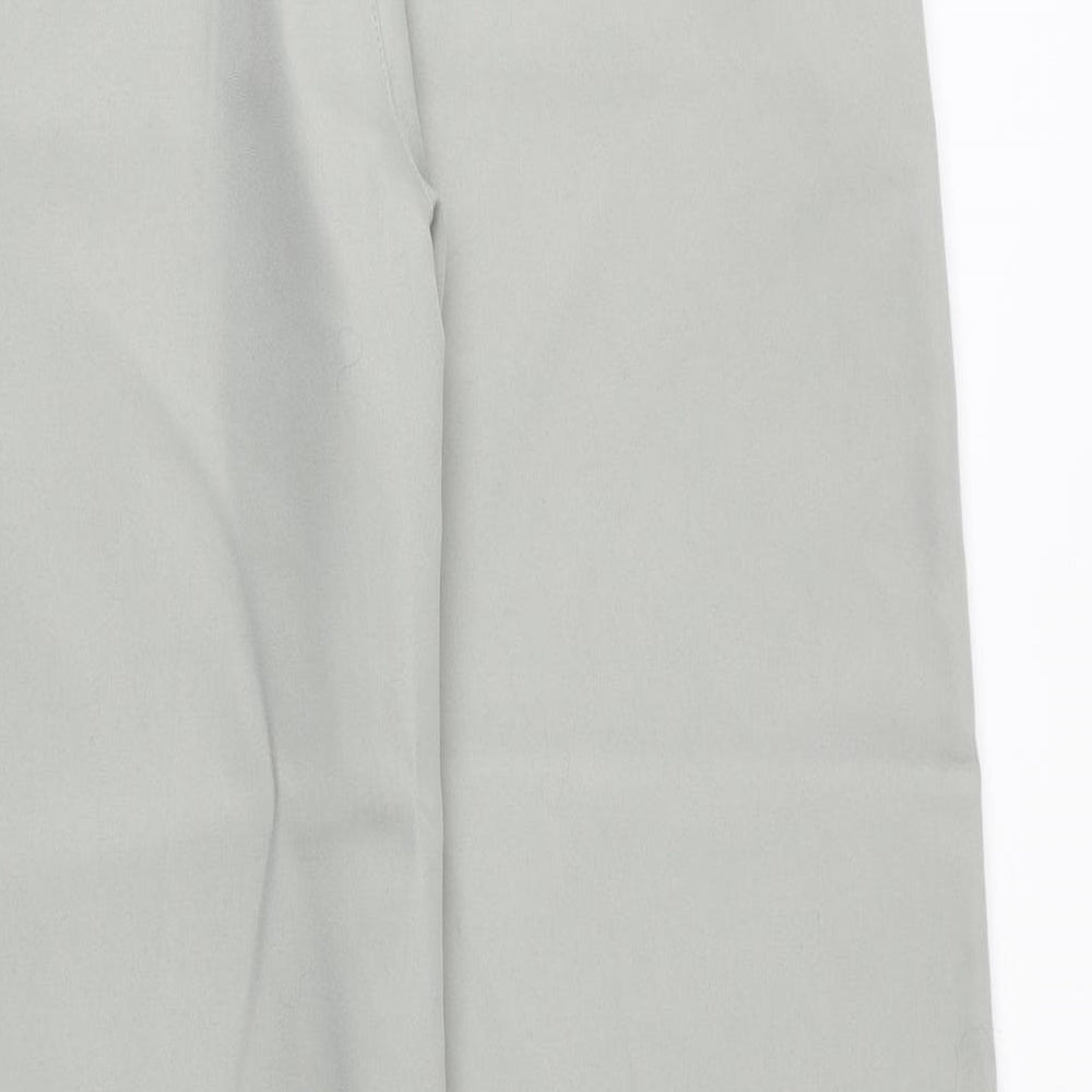 Slazenger Mens Grey Polyester Trousers Size 36 in Regular Zip