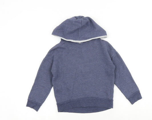 Outfit Boys Blue Cotton Pullover Hoodie Size 6 Years Pullover - Woke Up Like This