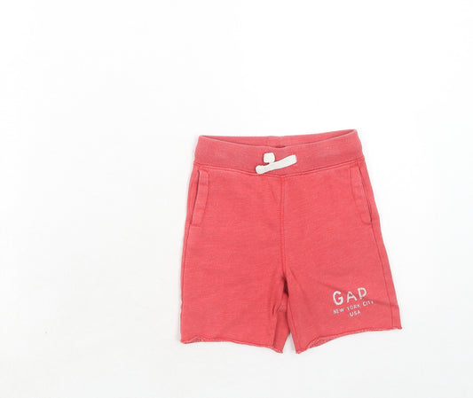 Gap Boys Red Camel Sweat Shorts Size 2 Years Regular Drawstring