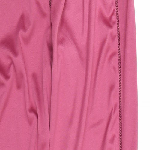 Crane Womens Pink Polyester Compression Leggings Size 8 Regular Pullover