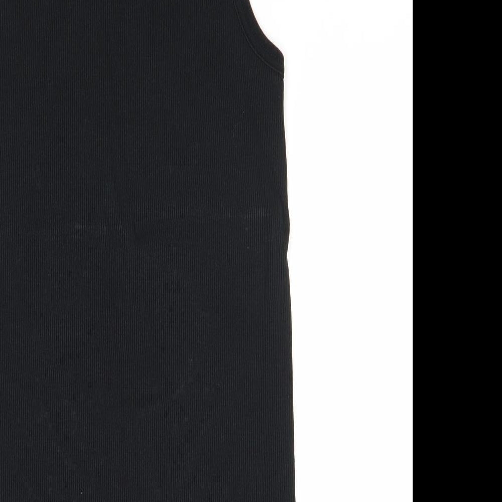 Burton Mens Black Cotton T-Shirt Size S Round Neck
