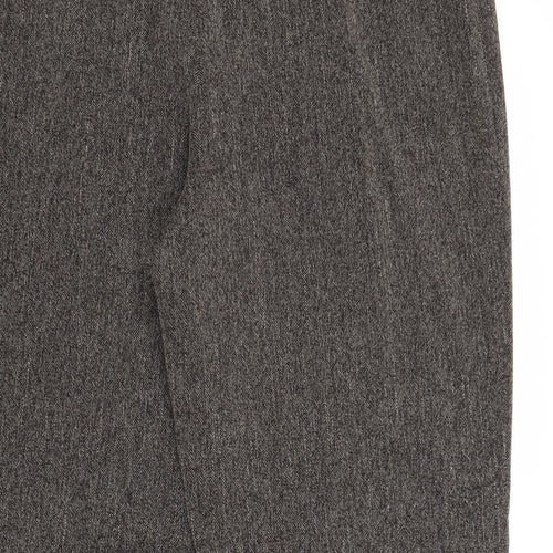 Klass Womens Grey Polyester Trousers Size 16 Regular Zip